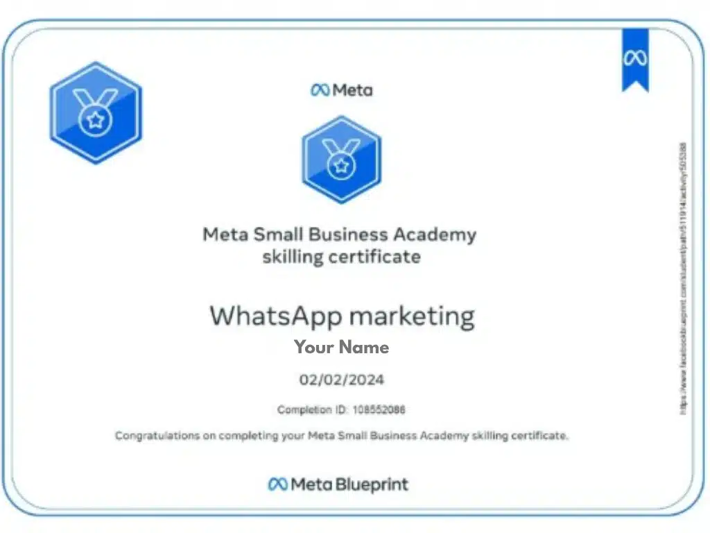 Meta Blueprint Certification